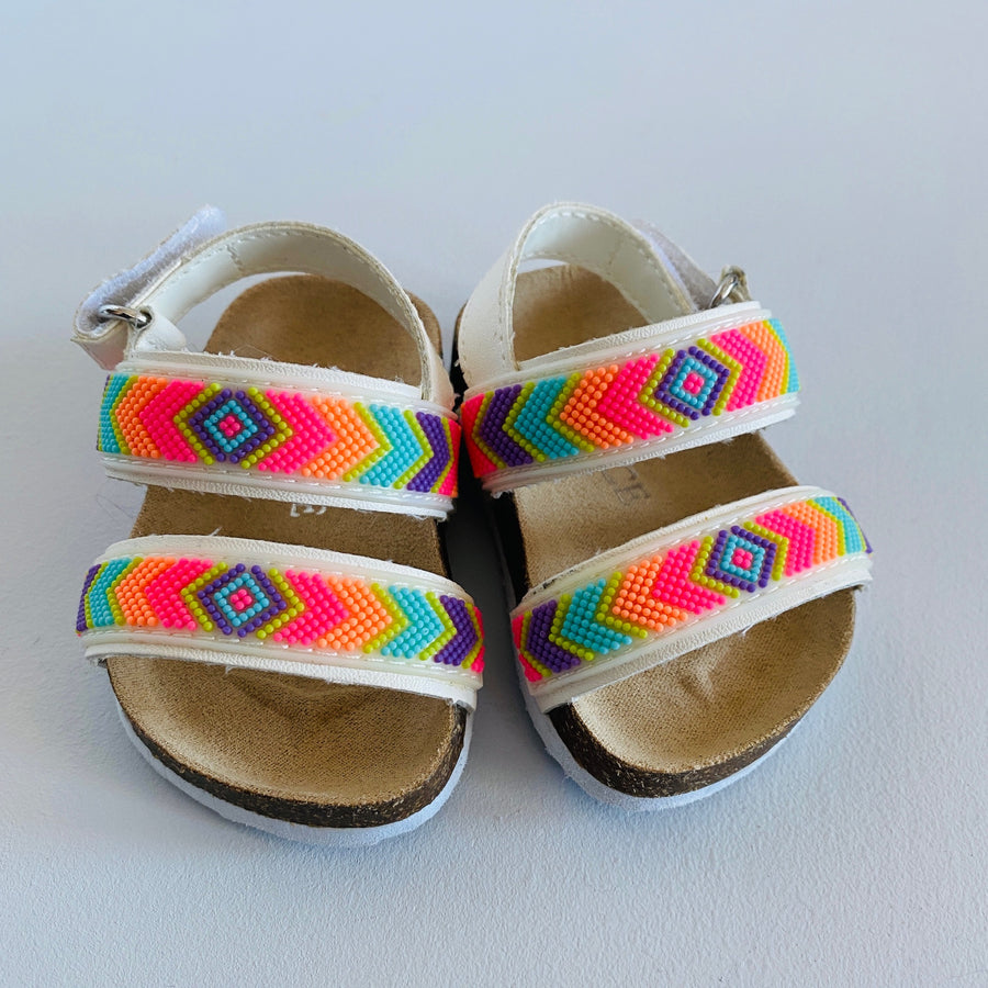 Beaded Sandals | 0-3mos