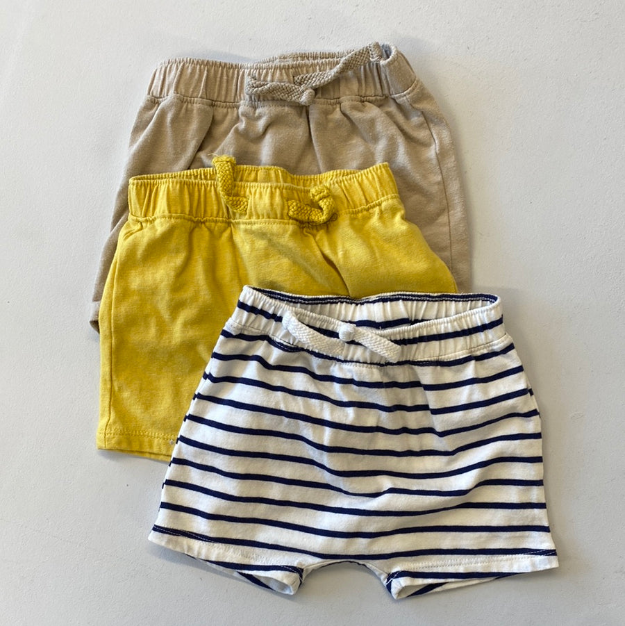 3pck Shorts | 6-12mos