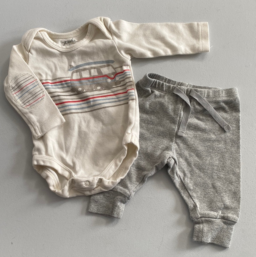 Top + Pant Set | 0-3mos