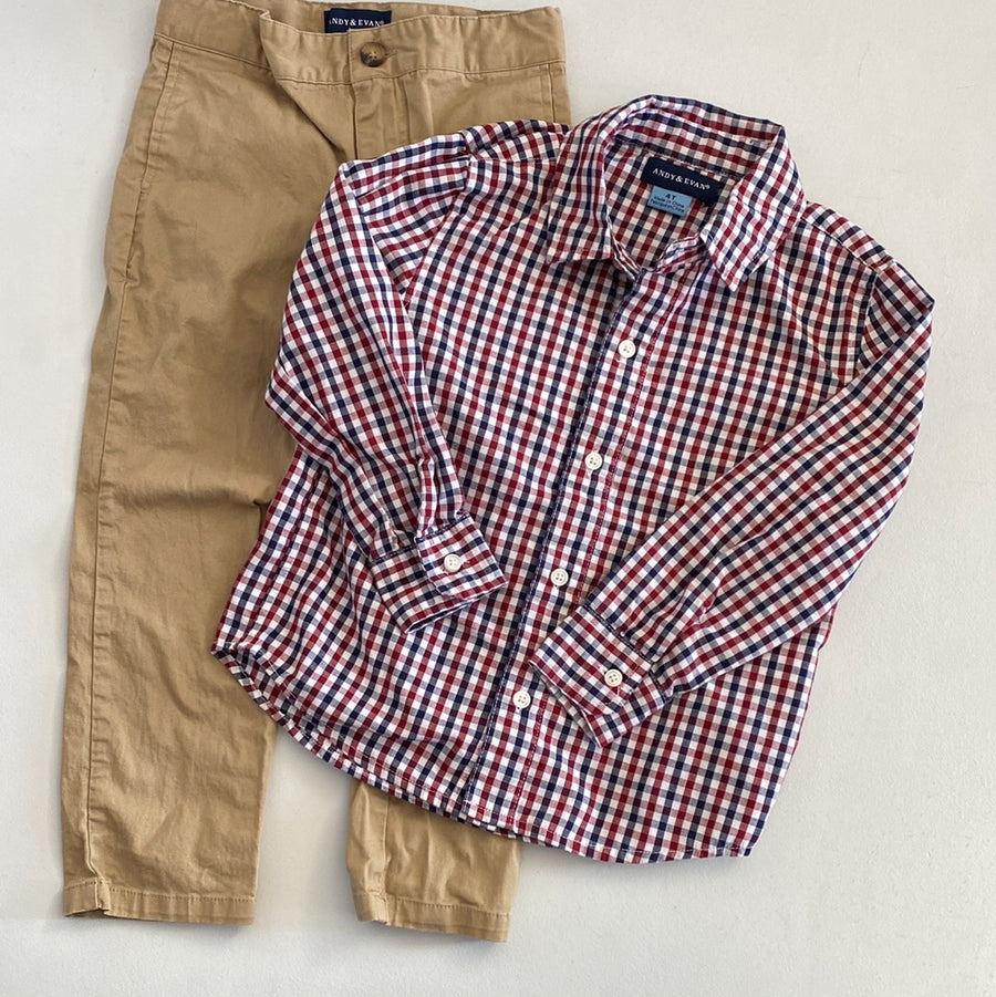 Shirt + Khaki Set | 4T