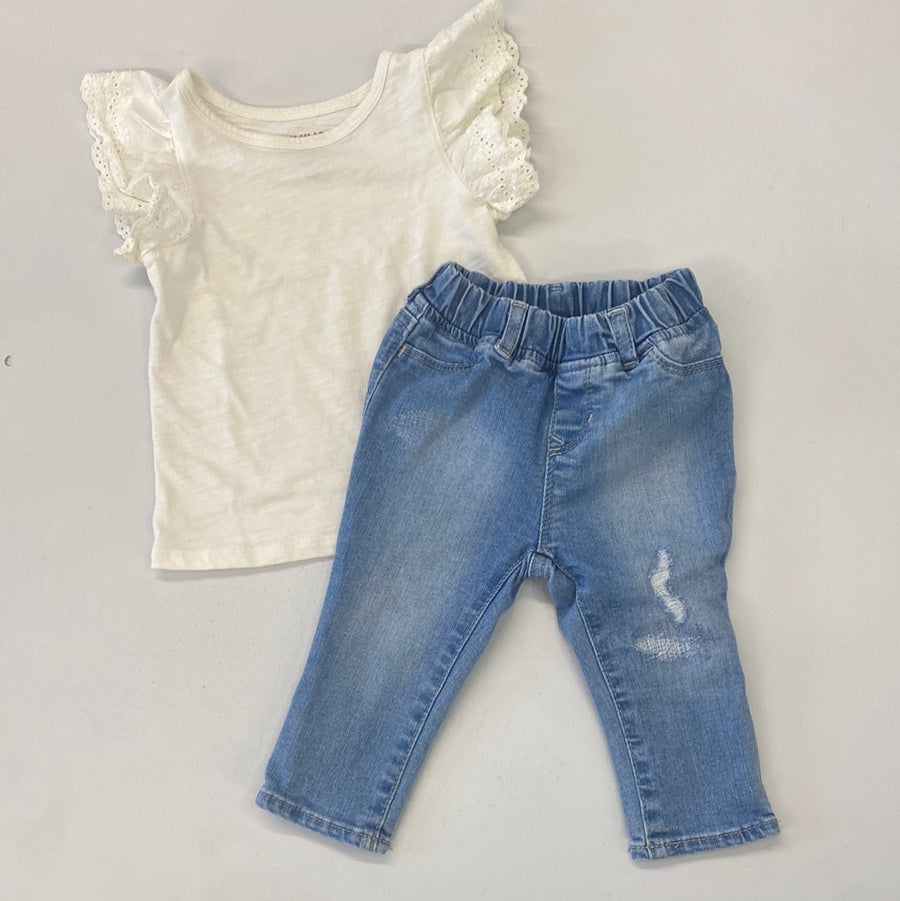 Top + Jeans | 12-18mos