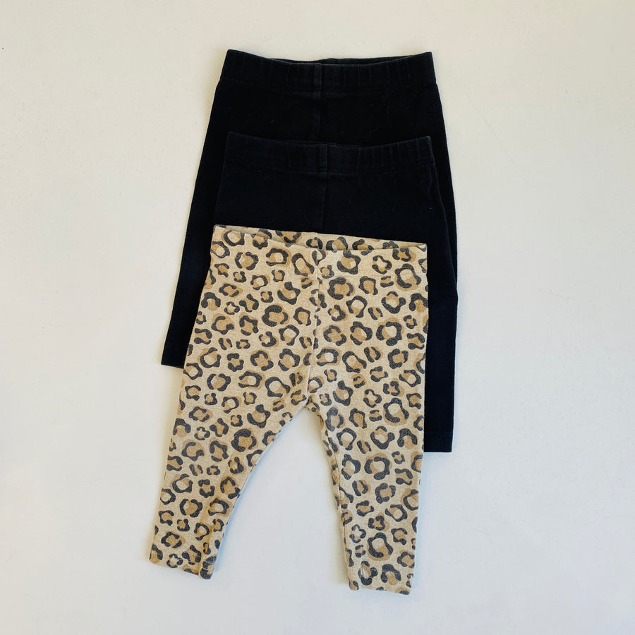 3pck Leggings | 3-6mos