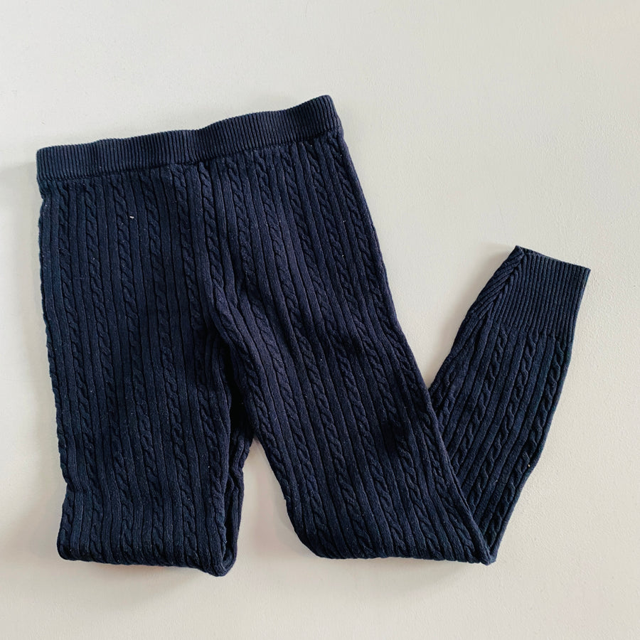 Cable Knit Leggings | 7-8 Youth