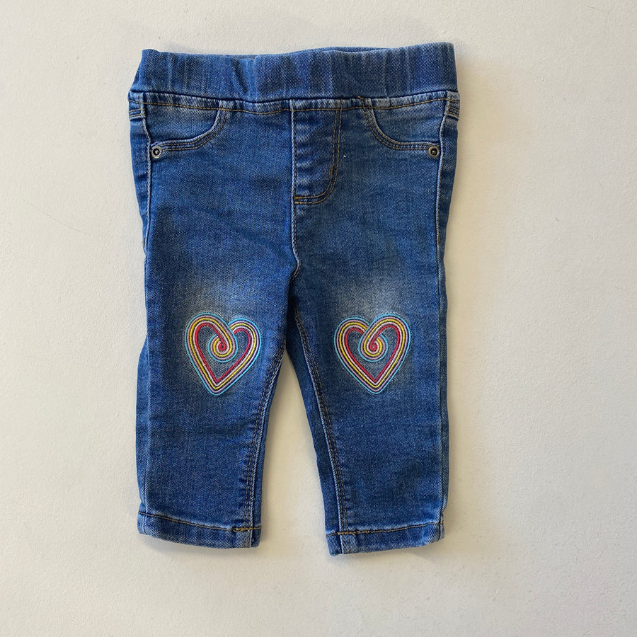Heart Jeans | 3-6mos