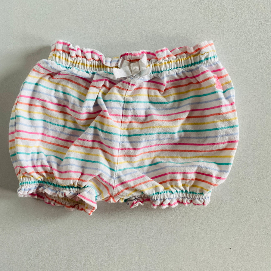 Rainbow Striped Bloomers | 6-12mos