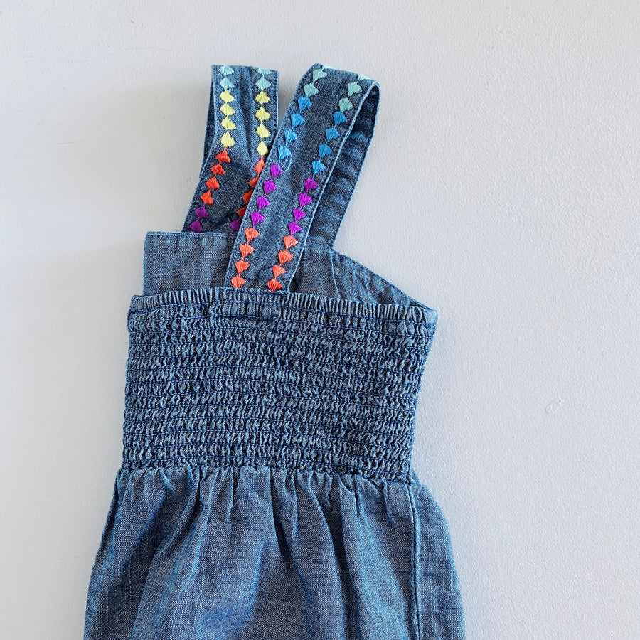 Chambray Romper | 18-24mos