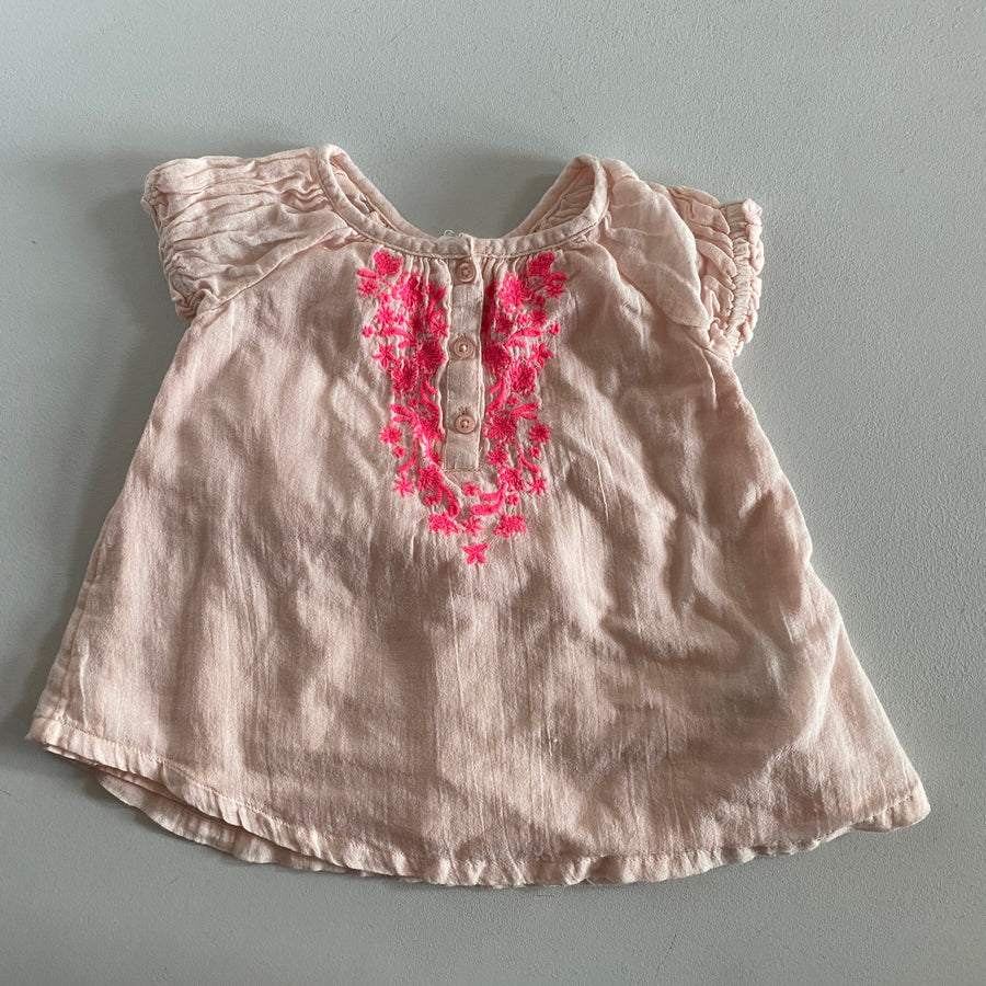 Embroidered Dress | 3-6mos