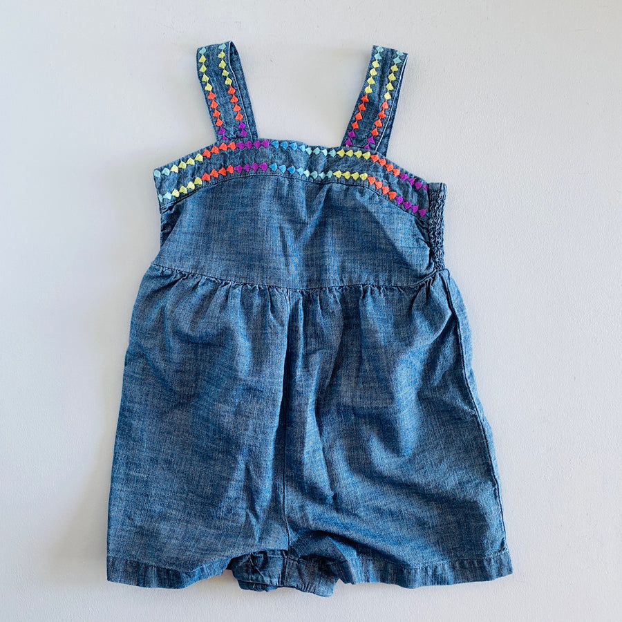Chambray Romper | 18-24mos