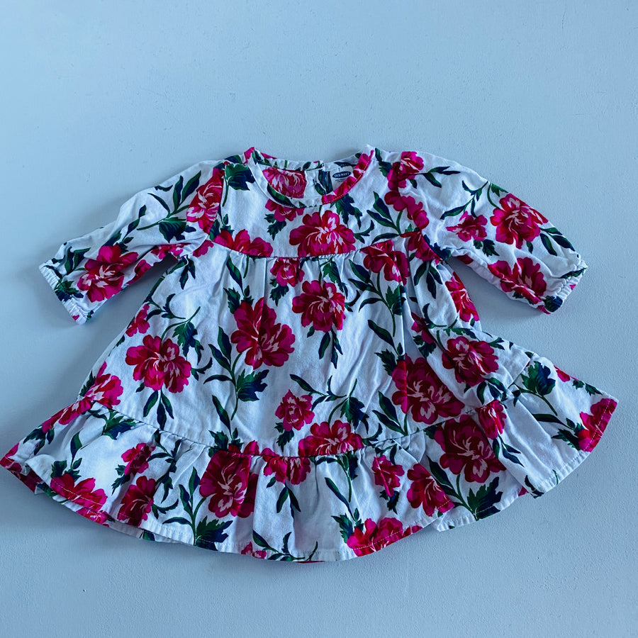 Floral Dress | 0-3mos