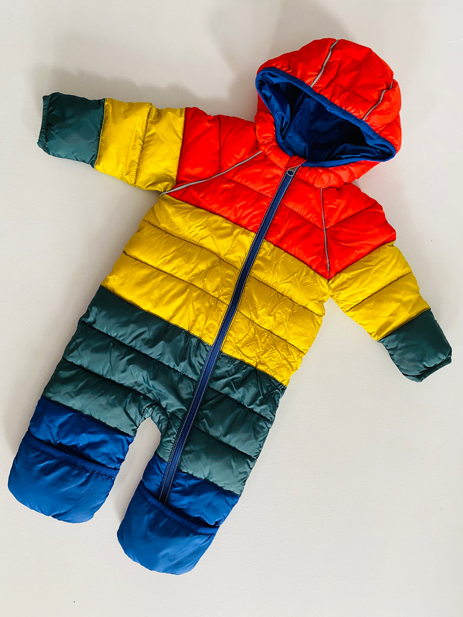 Rainbow Snow Suit | 6-12mos
