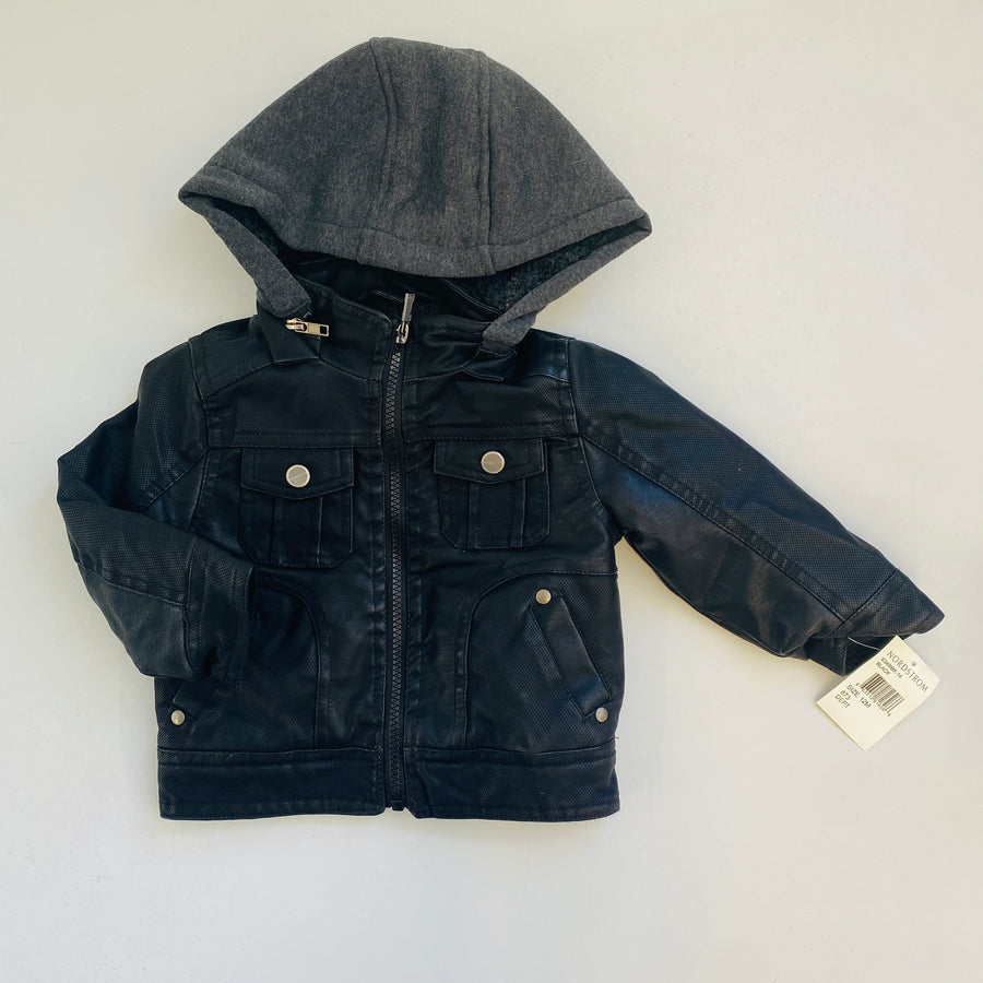 Faux Leather Jacket | 12mos