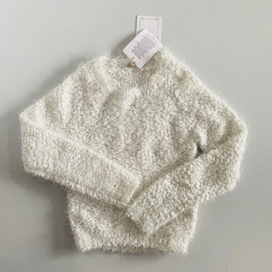 Fuzzy Sparkle Sweater | 4T