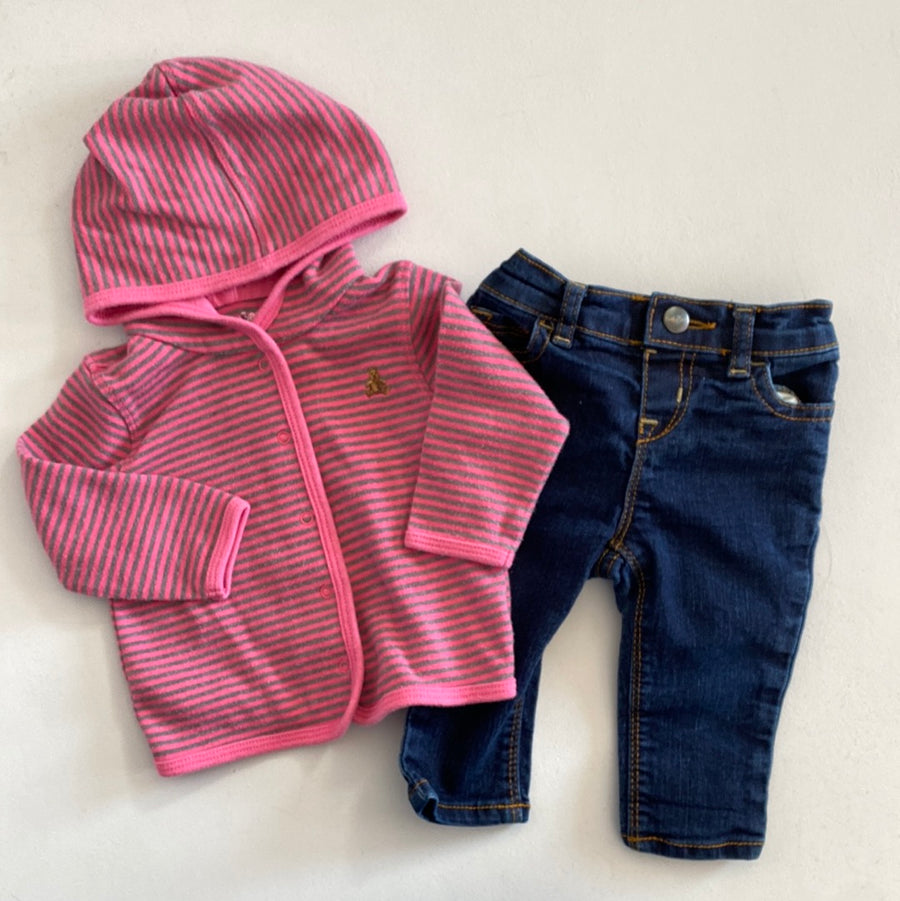 Sweater + Jeans | 3-6mos