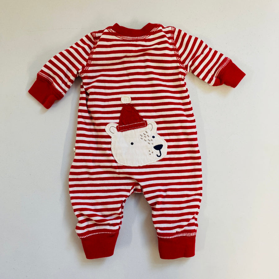 Holiday Bear Romper | Newborn